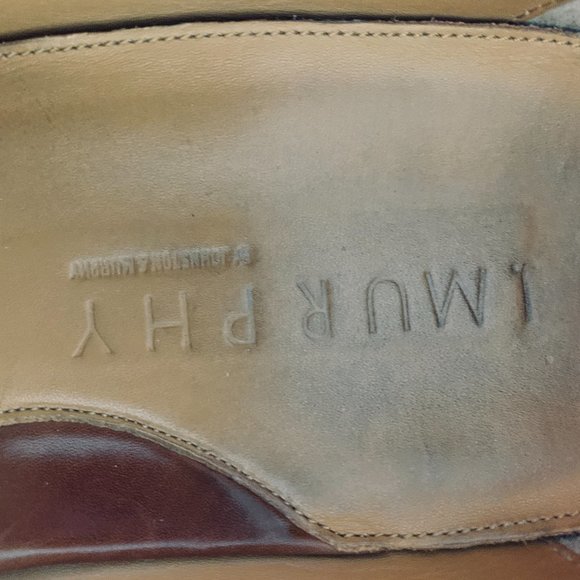 J MURPHY Slip On Hand Sewn Brown Tassel Leather Sz 10.5 main image 3